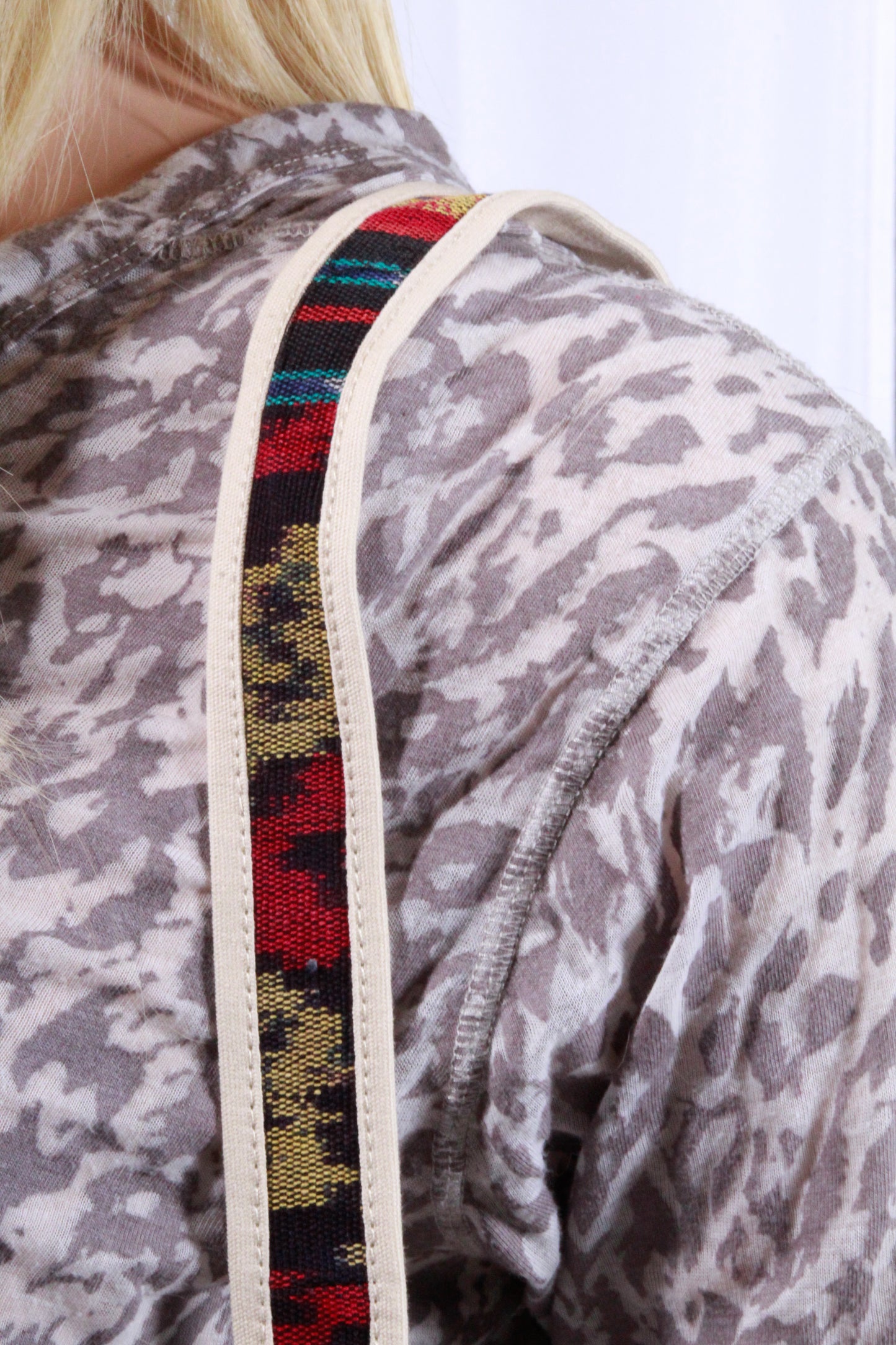 Water Bottle Bag - Indonesian Batik and Canvas