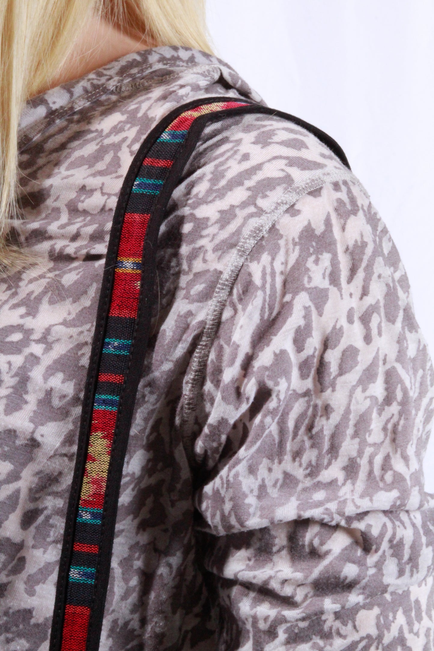 Water Bottle Bag - Indonesian Batik and Canvas