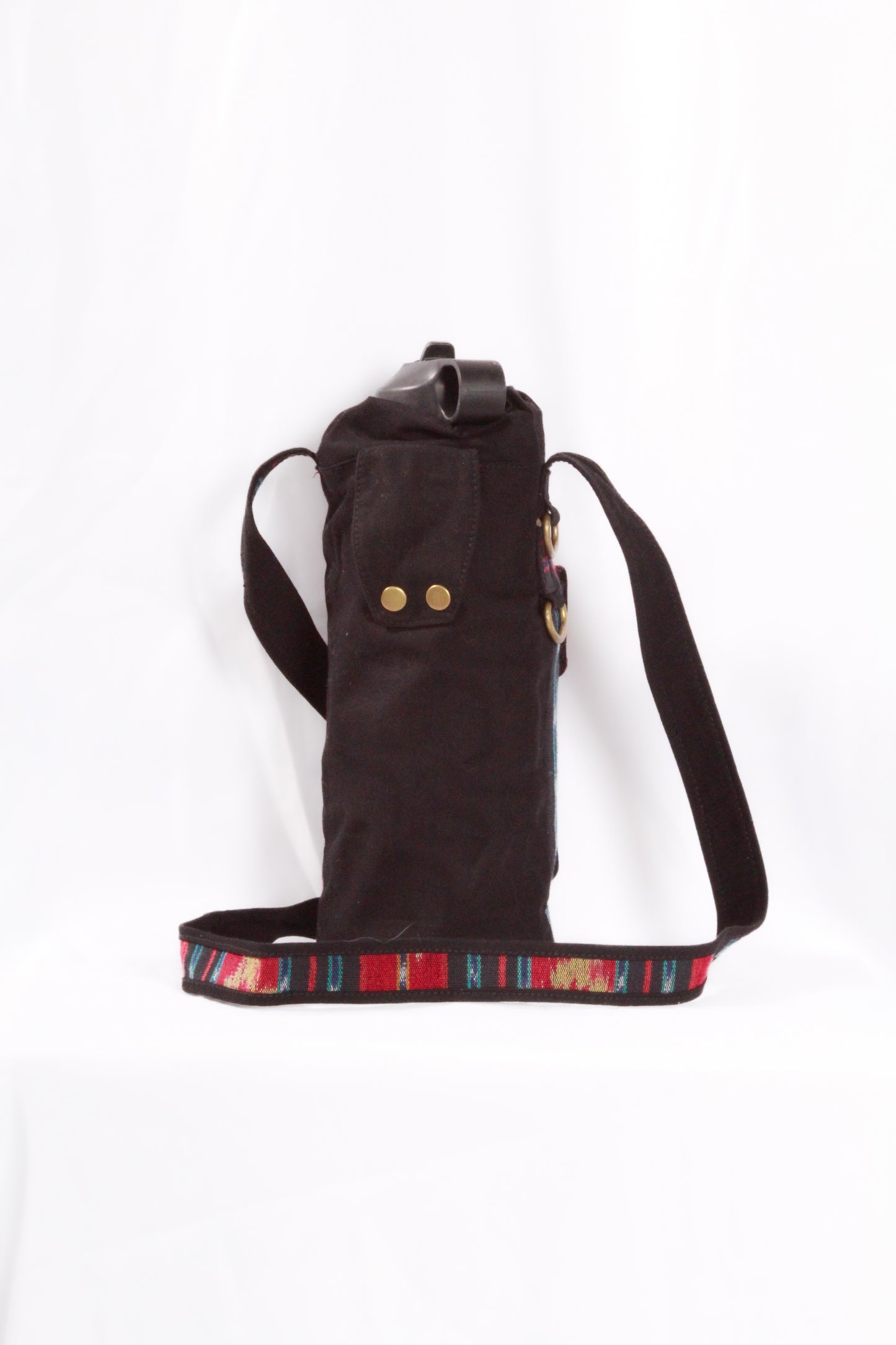 Water Bottle Bag - Indonesian Batik and Canvas